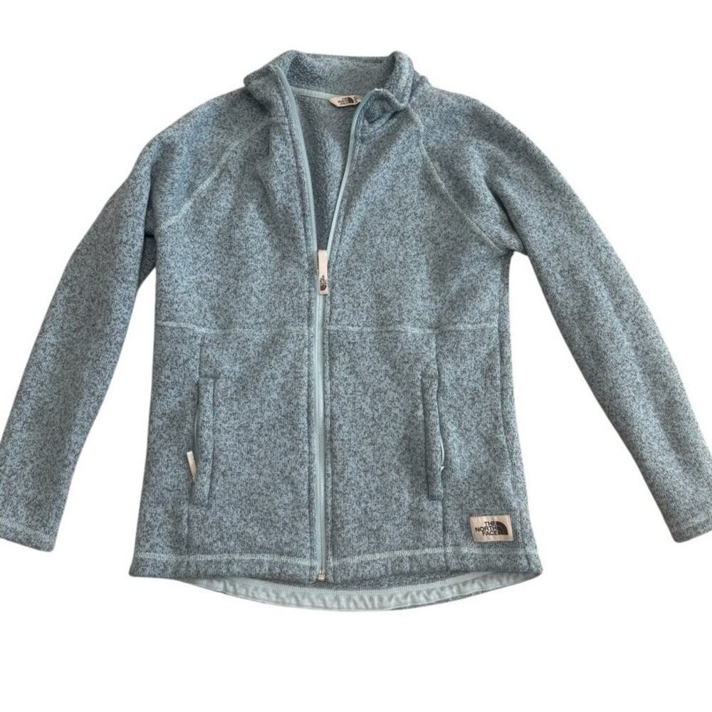The North Face large 14 16 girls full zip fleece jacket C 3158